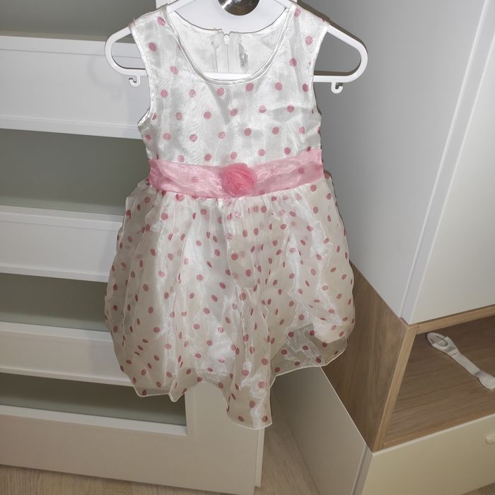 Elegancka sukienka dziewczęca 18 miesięcy (86cm)