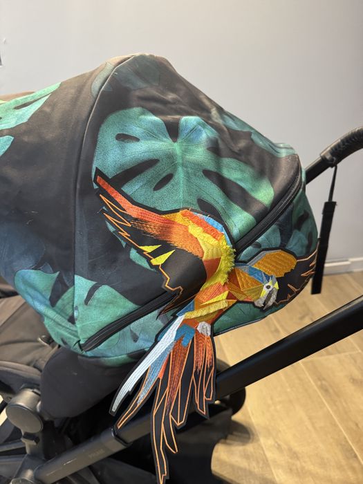 Wózek Cybex Priam Birds of paradise papuga monstera