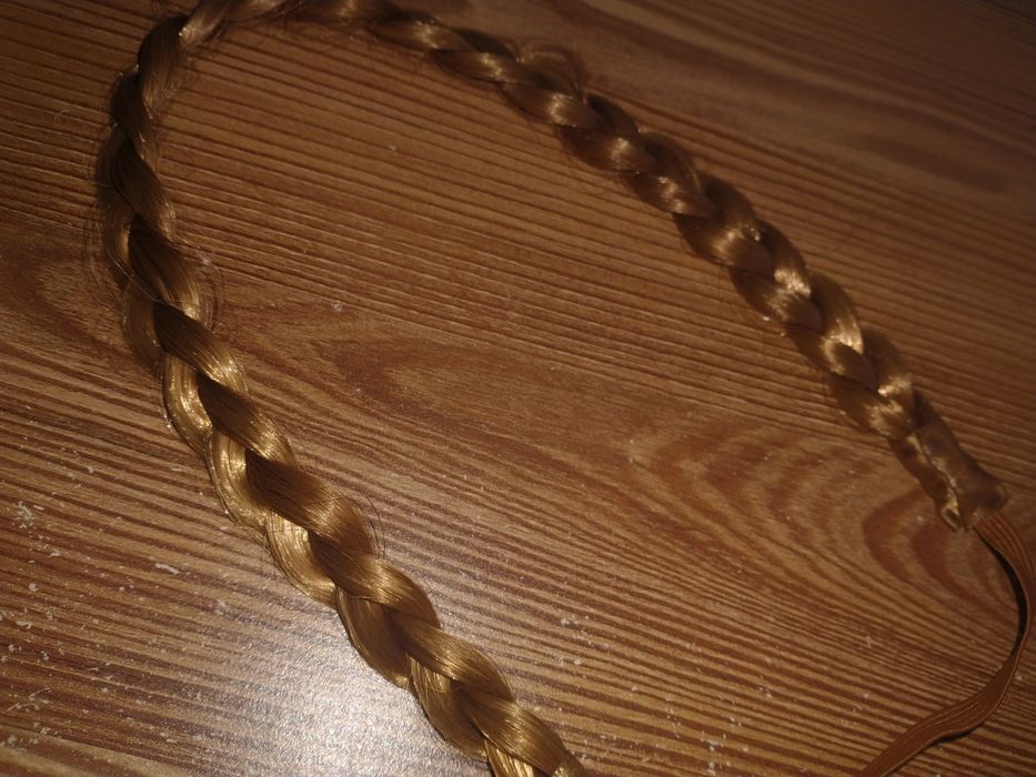 Opaska na włosy warkocz dla dziewczynki