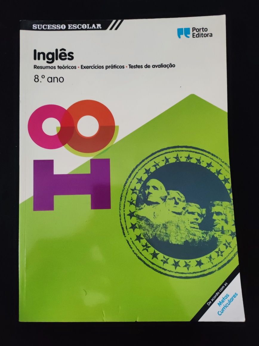 Livros de exercícios 8°ano - Porto Editora - Sucesso Escolar