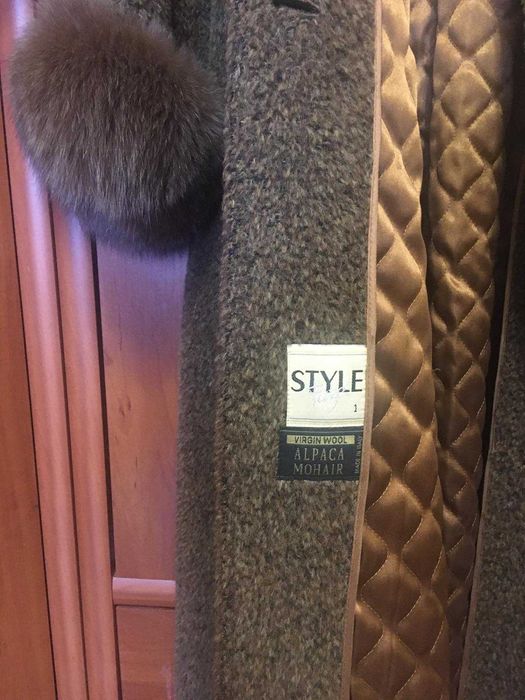 Пальто зимнее кашемировое