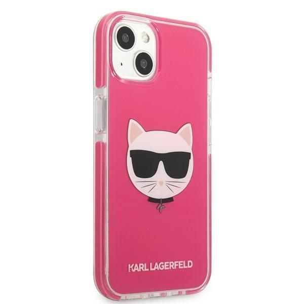 Etui Karl Lagerfeld Choupette Head dla iPhone 13 Mini 5,4" Fuksja/TPE