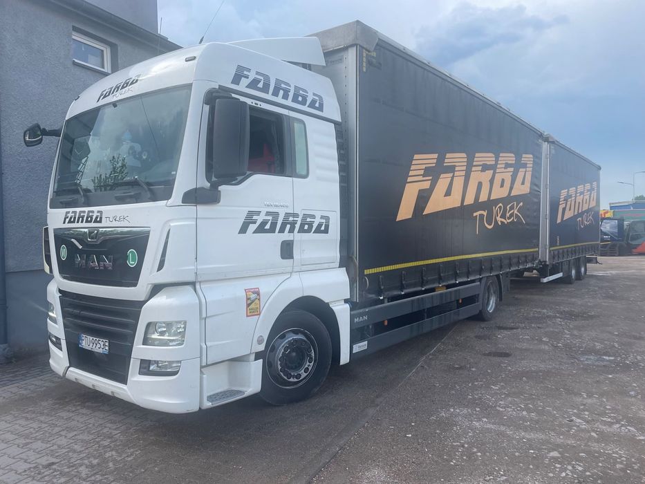 MAN MAN 18.420 Salon  Polska  Man 18.420 TGX Zestaw 120 m/3