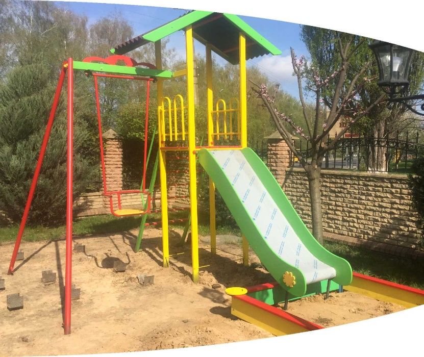 Дитячий ігровий майданчик "Малюк" Детский игровой комплекс