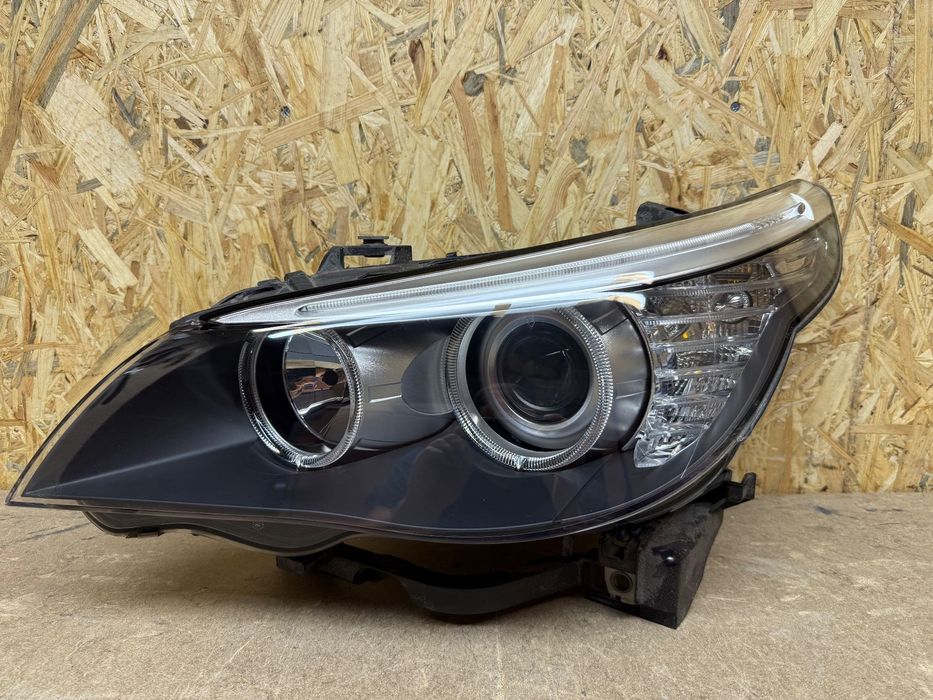 LAMPA LEWA PRZÓD REFLEKTOR LEWY PRZÓD BMW 5 E60 LCI LIFT ZWYKŁA SOCZEWKA H7 7177727