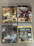Heavy Rain, Beyond, Lego star wars, Uncharted