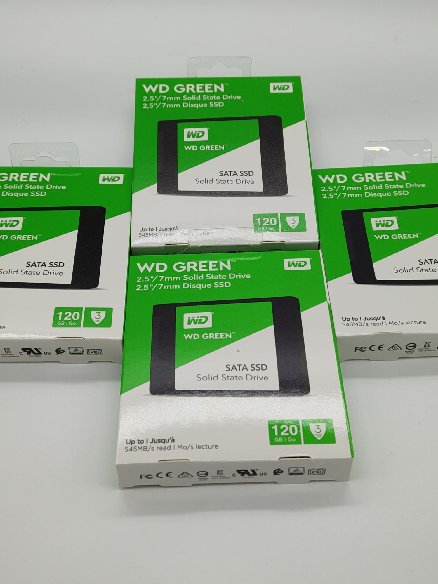 Новые ssd диски Western Digital Green 2.5 120 Gb гарантия 3 года
