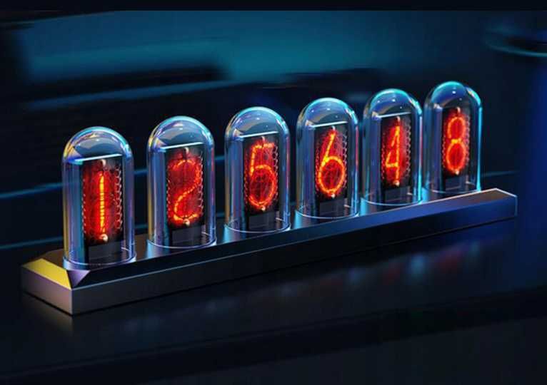 IPS Zegar Nixie Tube Home, Przenośny zegar elektroniczny