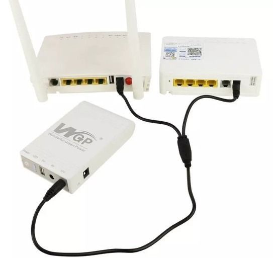 ДБЖ павербанк для роутера WGP (5V+9V+12V) 10400mAh