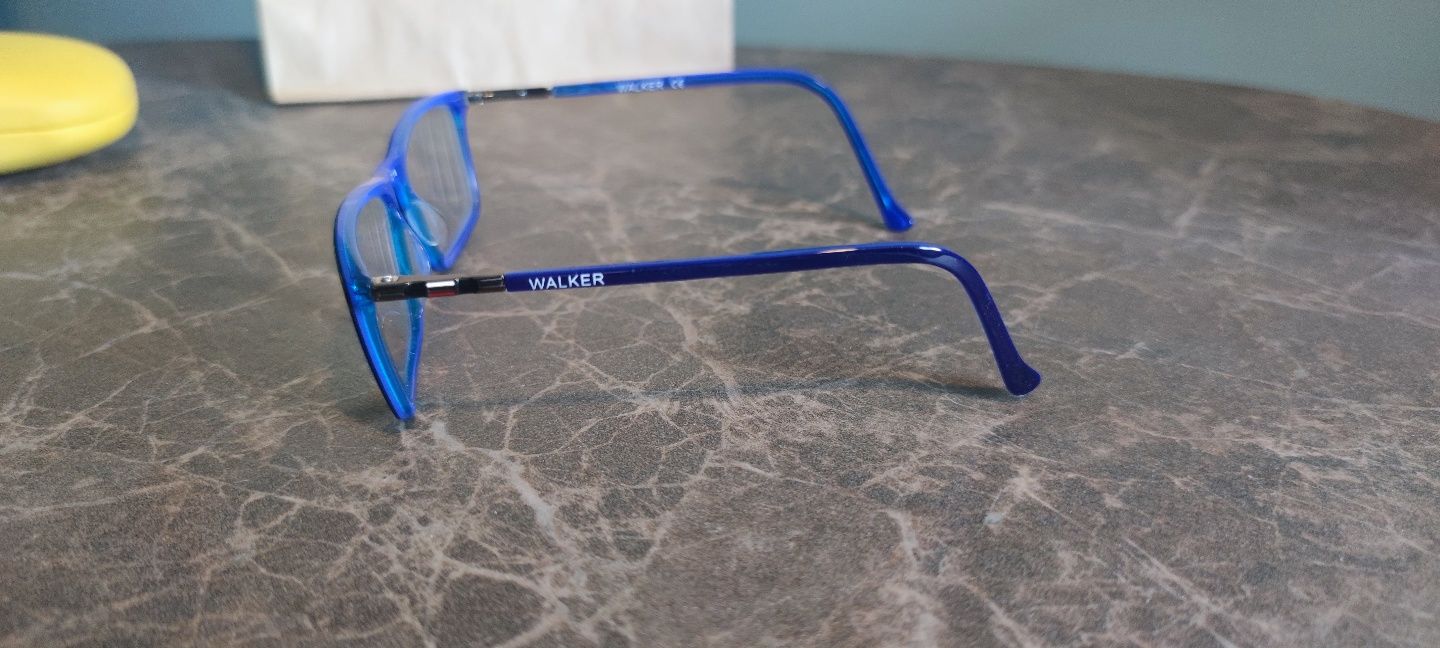 Okulary korekcyjne niebieskie chłopak Walker Kodano optyk
