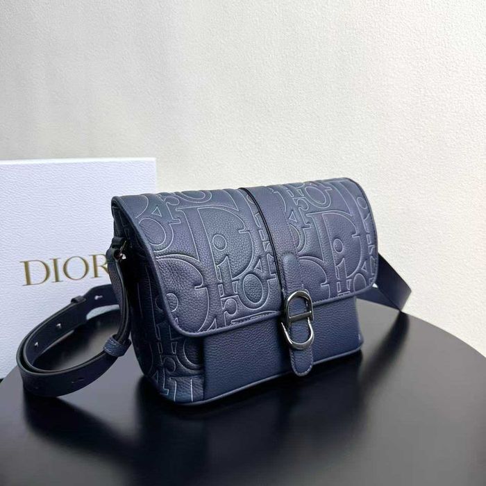 DIOR Daily – Bolsa Transversal em Couro, Tamanho Médio