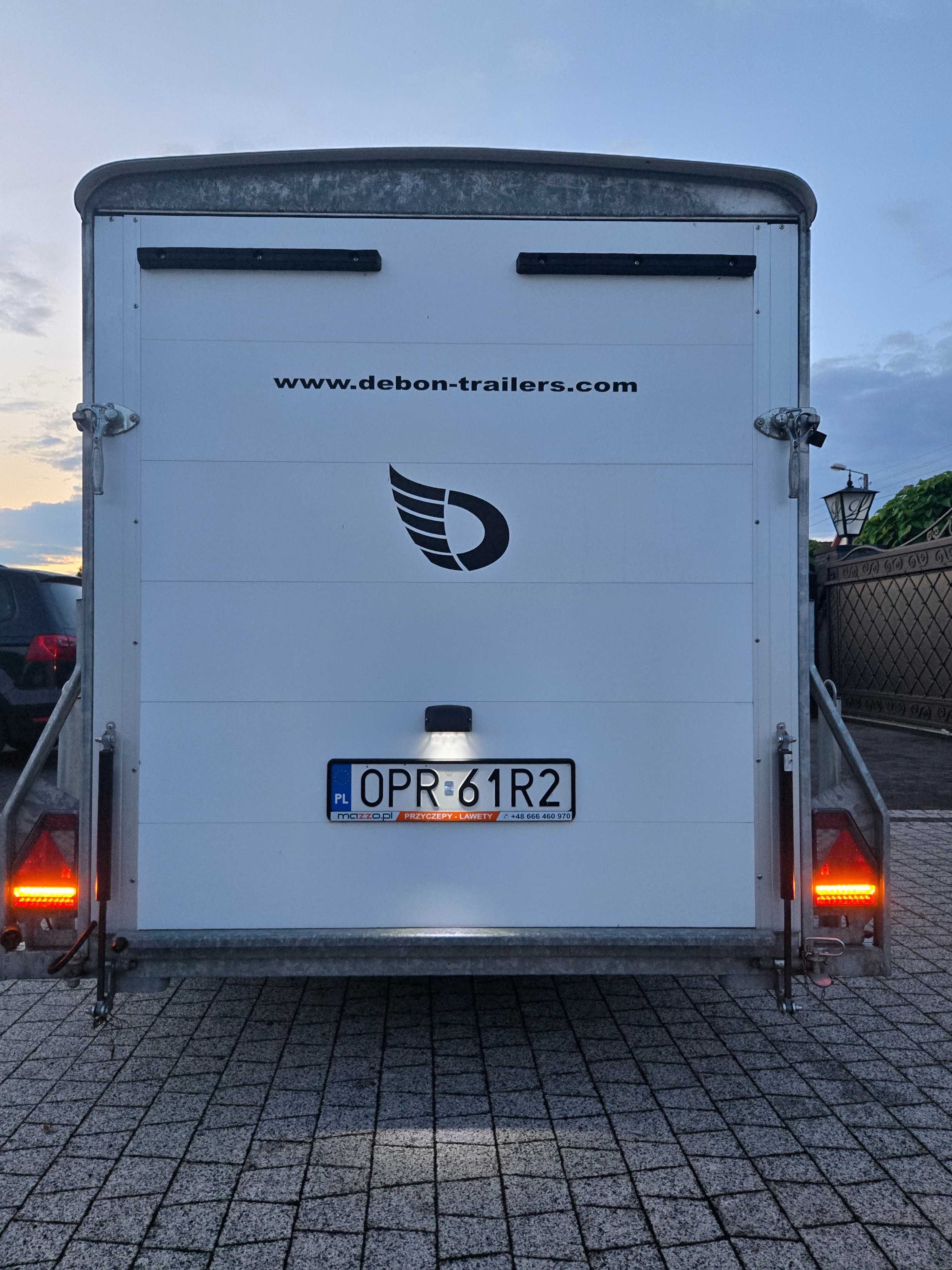 Przyczepa furgon kontener Debon Cargo