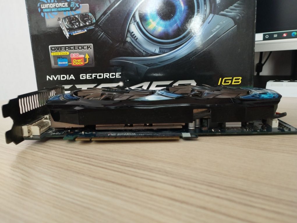 Видеокарта Gigabyte Nvidia Geforce GTS 450 GDDR5 1Gb 128bit (ремонт)