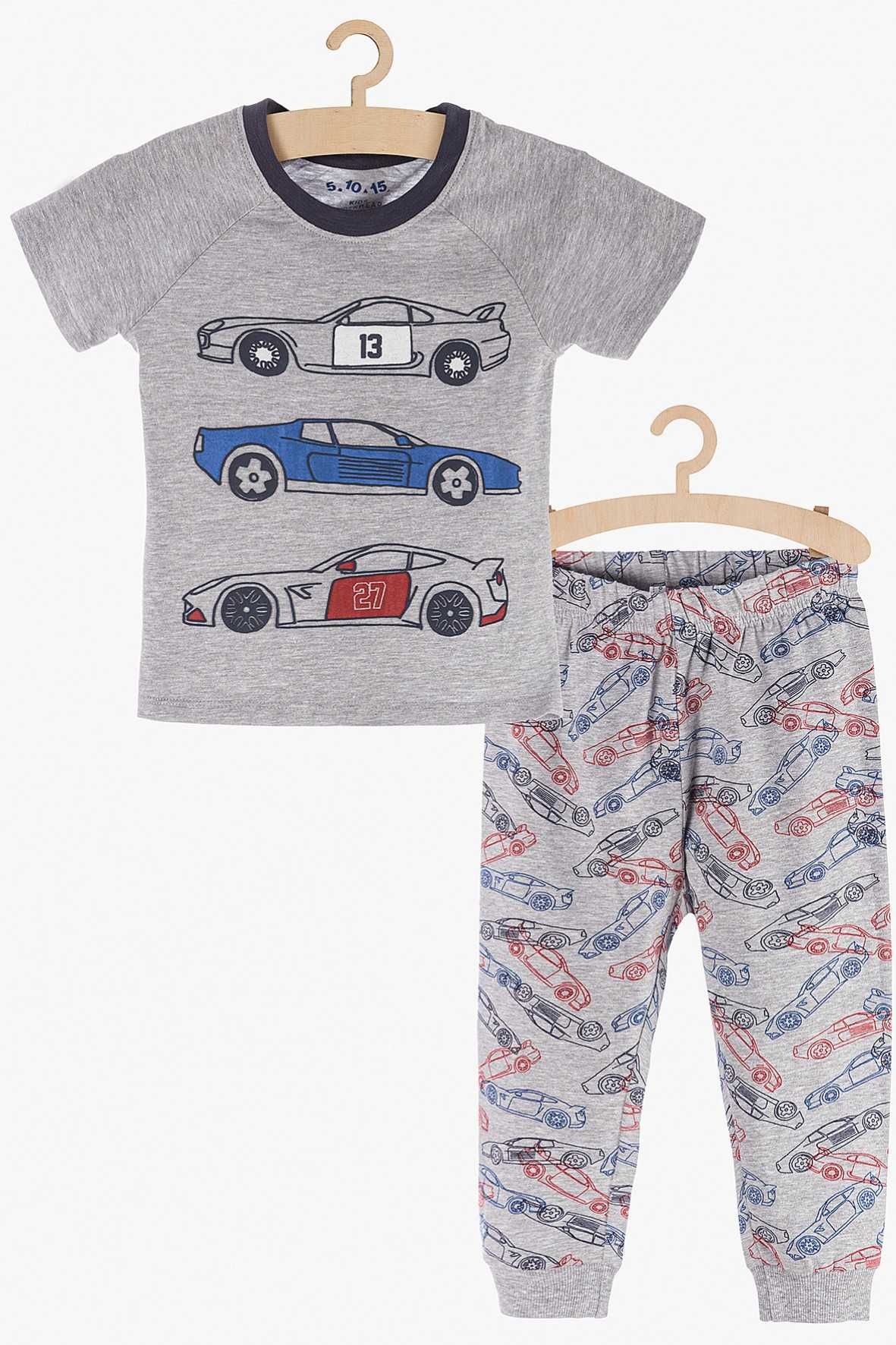 Пижама для мальчика 4-6 лет 110-116 см 5.10.15 Kids с машинами легкая