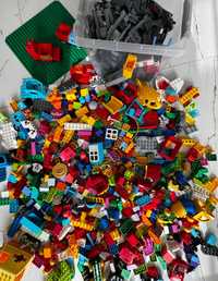 Lego Duplo 8,5 kg w tym 44 tory płyta zwierzęta, pociąg, zoo, marvel