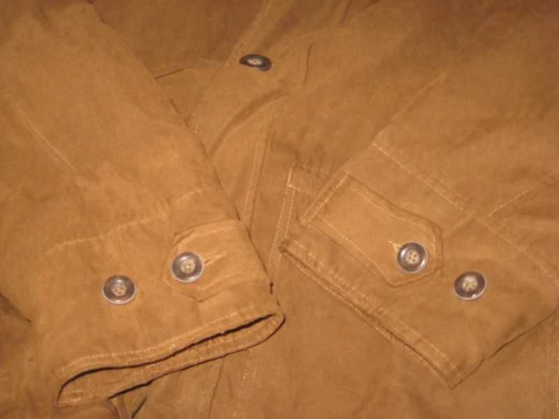 Kurtka męska beżowa brązowa 48 XL XXL 2xl duża na zamek jesień