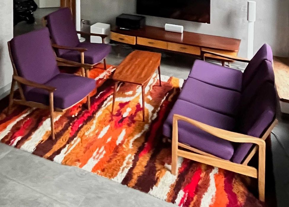 Komplet mebli “New Yorker” projektu Guy Rogers – mid-century modern