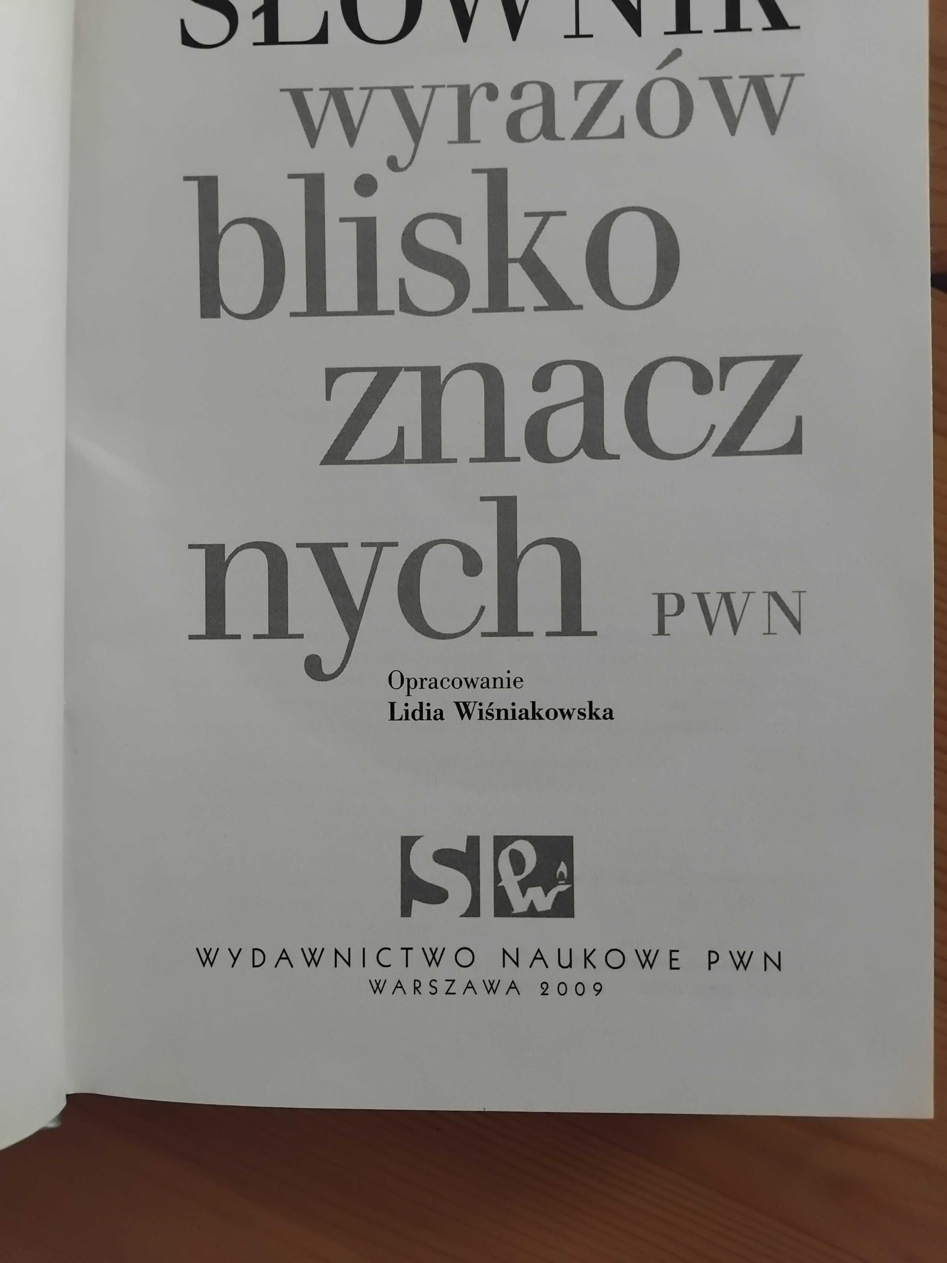 Słownik wrazów bliskoznacznych PWN