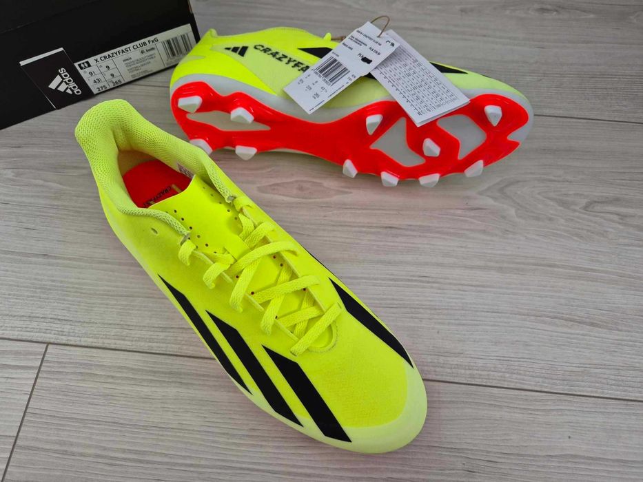 Buty piłkarskie korki adidas X Crazyfast Club FxG IG0618 rozm. 43 1/3