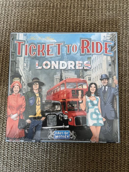 Ticket to Ride Londres selado, nunca aberto.