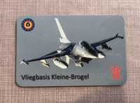 Magnes Vliegbasis Kleine-Brogel Belgia samolot F-16