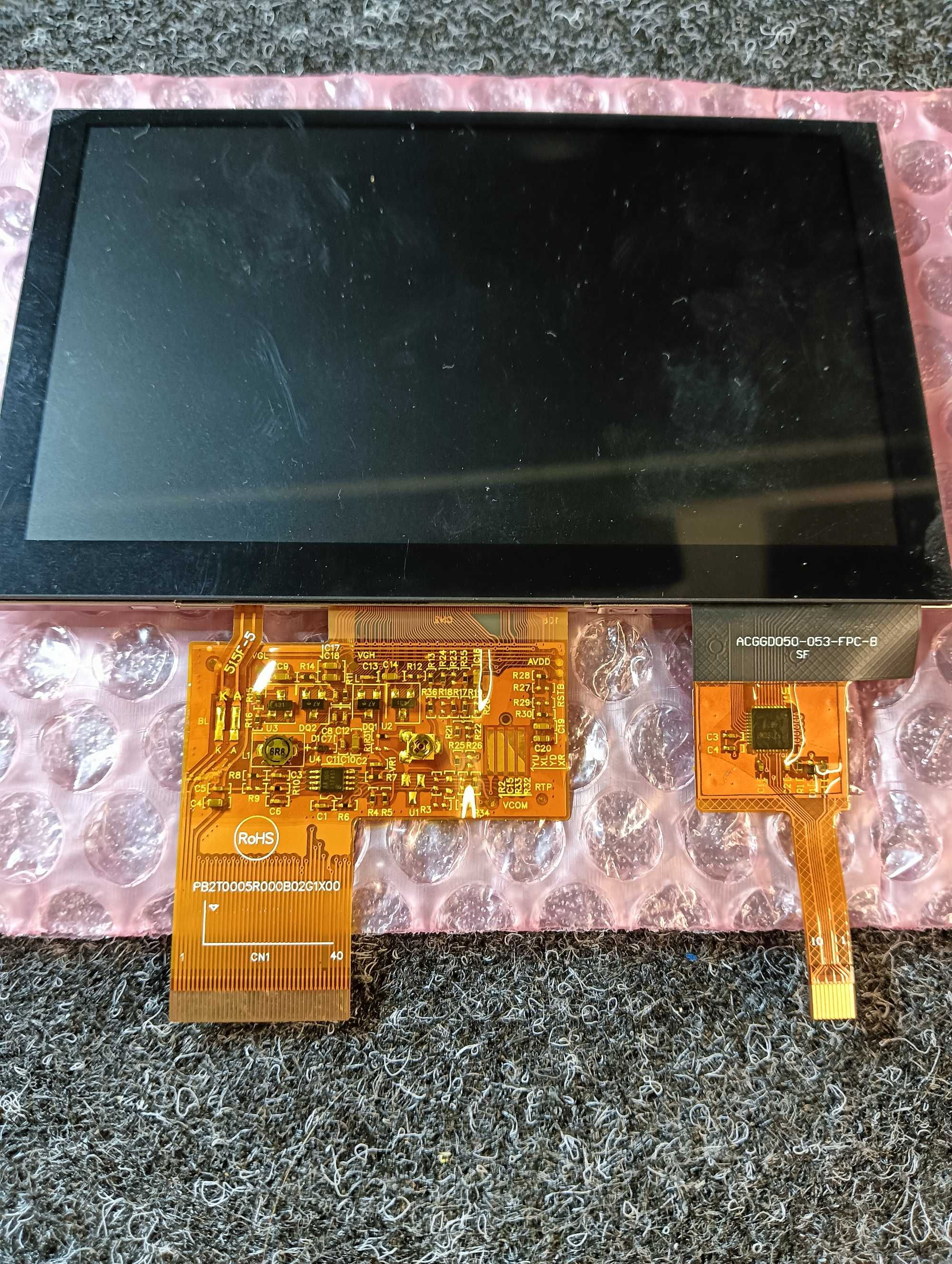 Wyświetlacz EKRAN Winstar TFT LCD 5 cali 800x480 z dotykiem. 58szt