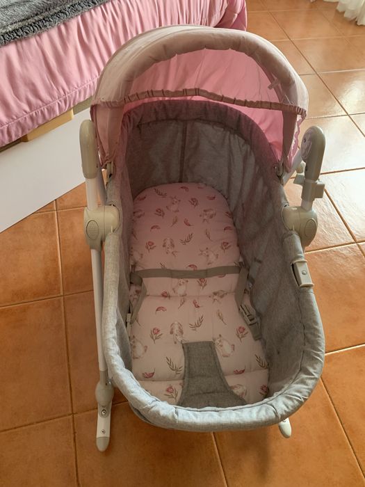 Vendo berço-espreguiçadeira 5 em 1 KINDERKRAFT - NOVA!