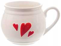 stylowy ceramiczny garnuszek / kubek z czeskiej marki orion 450ml