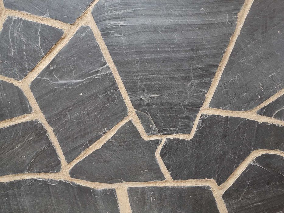 Kamień naturalny podłoga taras łupek czarny