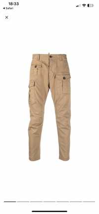 Dsquared2 spodnie cargo rozmiar IT46