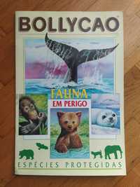 Caderneta de cromos incompleta Bollycao - Fauna em Perigo