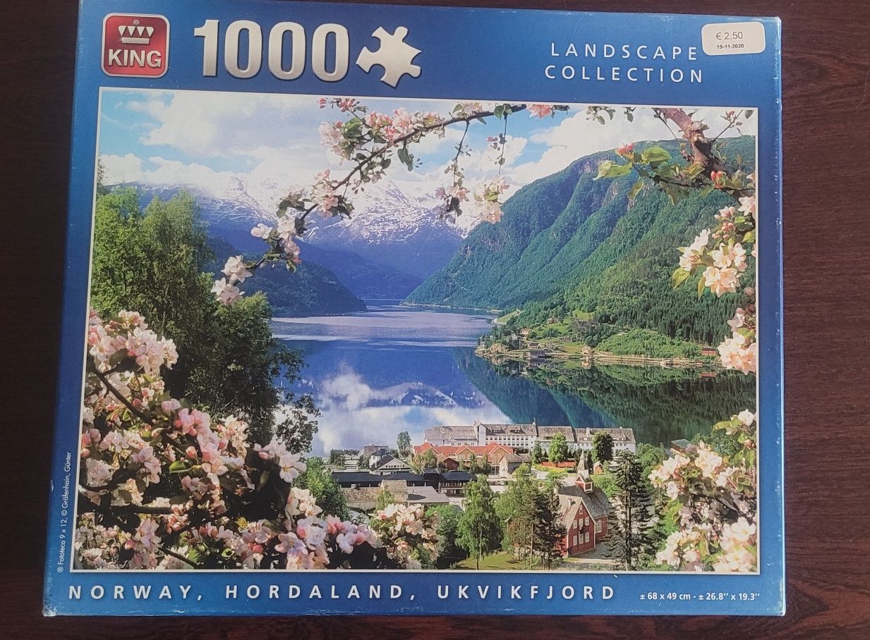 Puzzle 1000 elementów