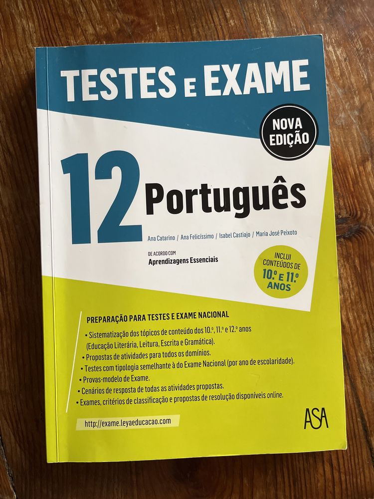 Livro de testes e exames português 12°ano