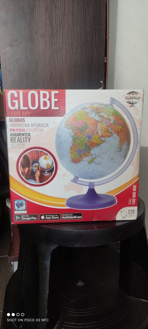 Globus interaktywny GLOBE,  NOWY