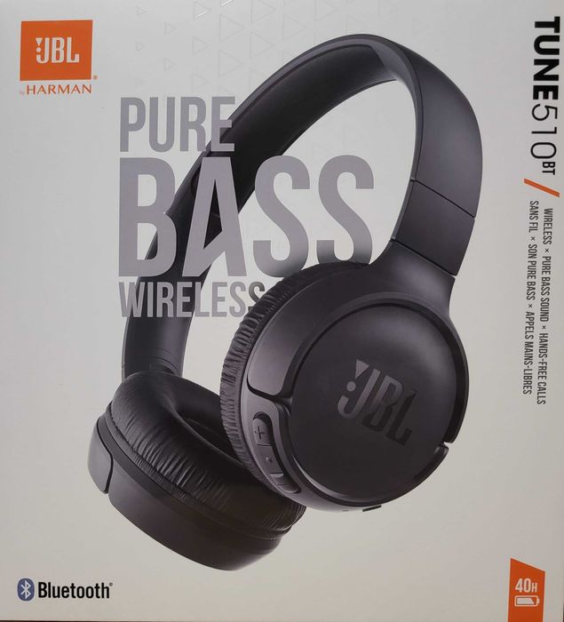 Навушники накладні JBL TUNE 510 BT Black (JBLT510BTBLKEU)