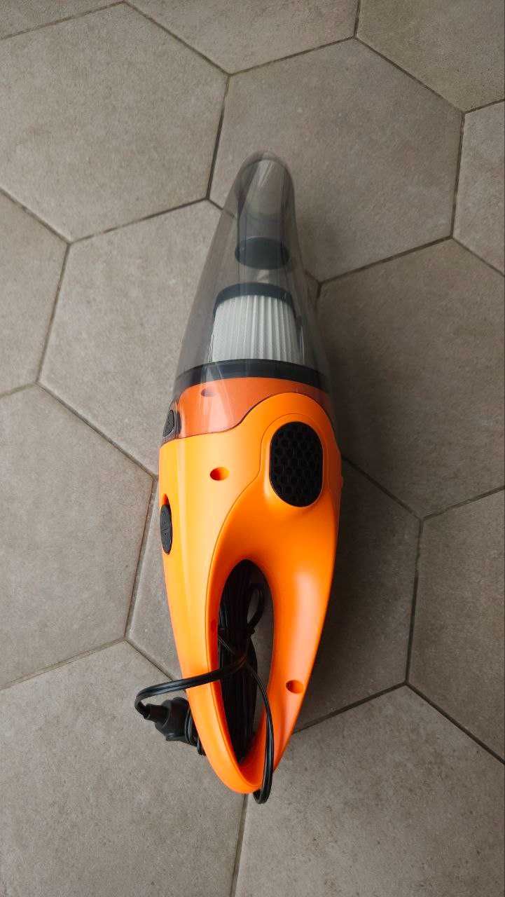 Zestaw 3w1 Odkurzacz samochodowy Mocny filtr HEPA + Pokrowiec GRATIS