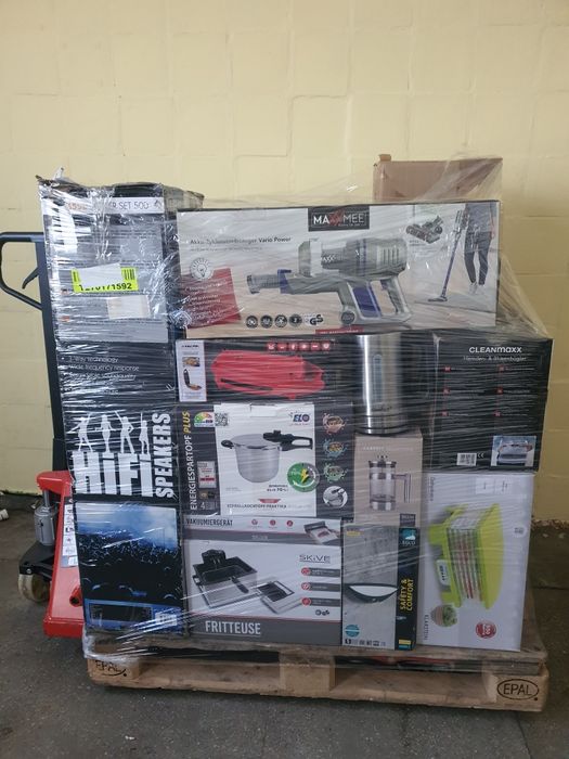 Palety zwroty konsumenckie mix AGD / ELEKTRO / HOME / MEBLE itp.