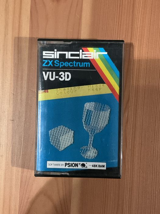 VU-3D Sinclair ZX Spectrum kaseta oryginał stan bdb