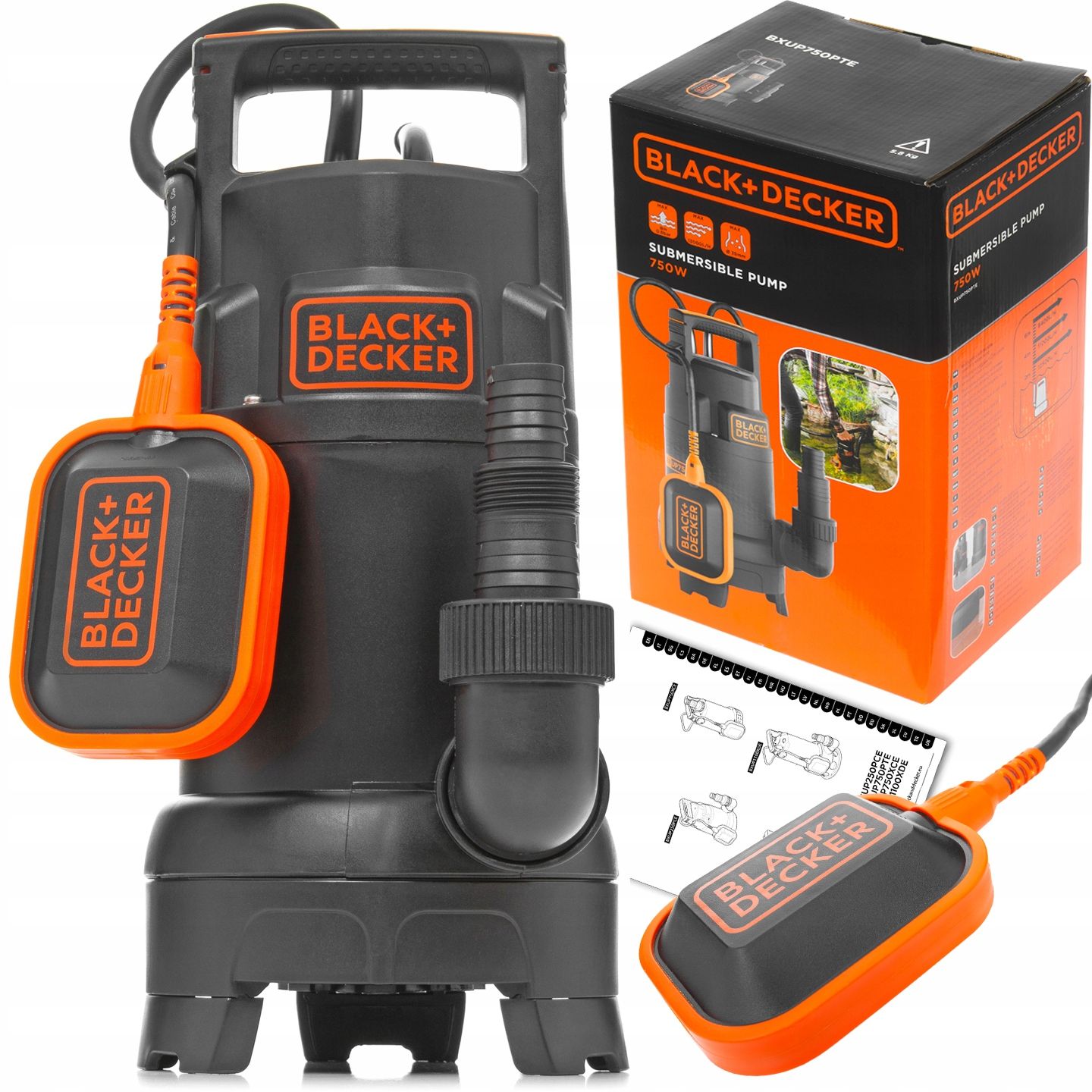 Black&Decker Bxup750Pte Pompa Zatapialna 750 W 13000 L/H