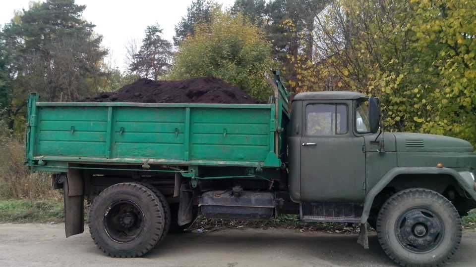 Перегной чернозем щебень песок отсев бут КОЗЕЛЬЩИНА