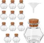 12x szklana butelki hermetyczne słoiki 50ml przyprawy alkohole
