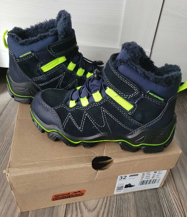 Buty zimowe chłopięce 32 sprandi z membrana