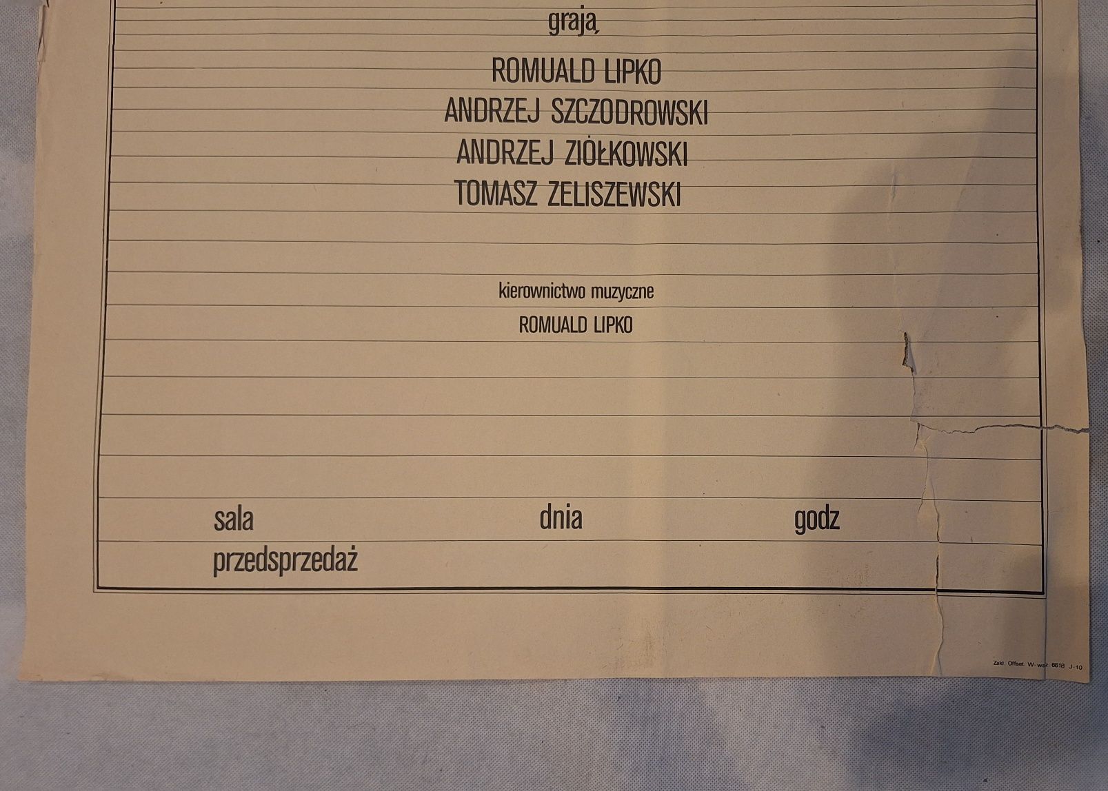 Plakat Budka Suflera Krzysztof Cugowski