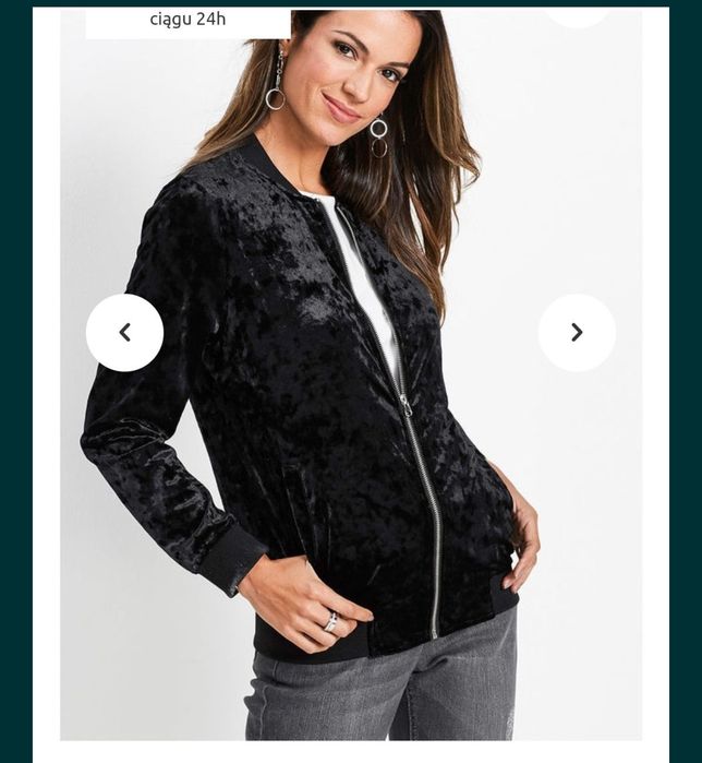 Cena katalogowa 25O zł! ONLY Elegancka Aksamitna Kurtka 36, 38