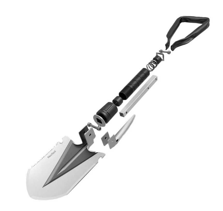 Лопата NexTool Foldable mulitfunctional shovel NE2003