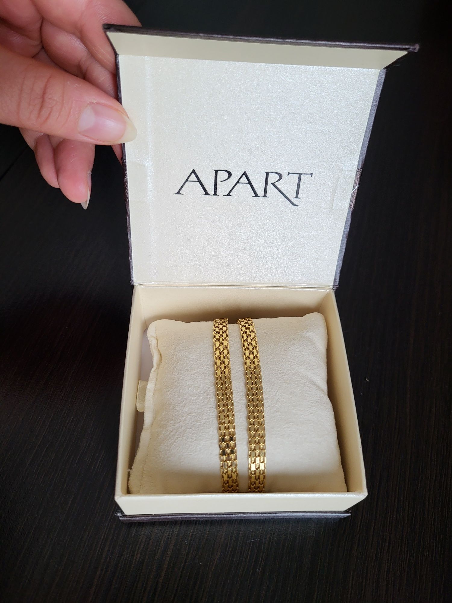 Kolia naszyjnik złoto próba p 585 nowy złoty pudełko apart luxusowy