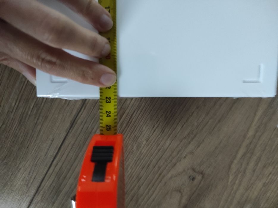 3 organizery białe plastikowe komplet