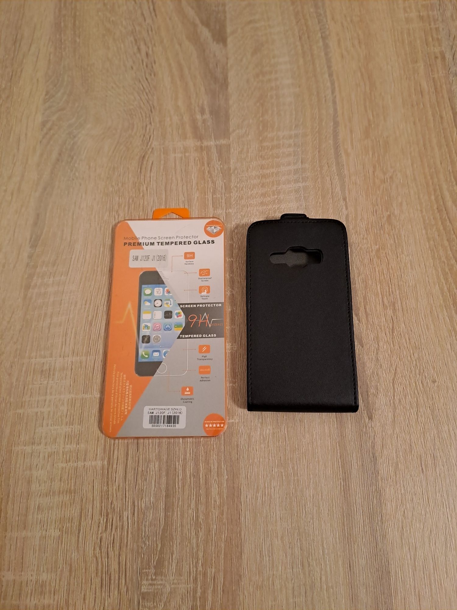 Samsung Galaxy J1 2016 etui kabura i szkło hartowane