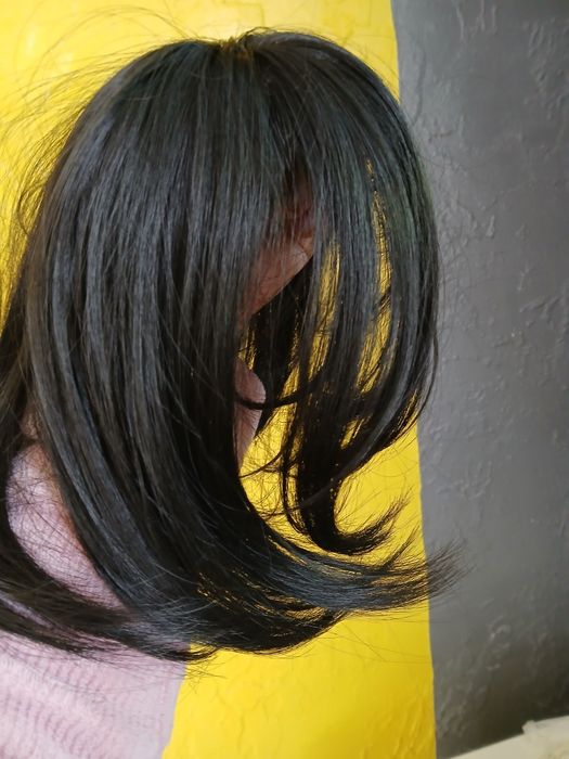 Заколка з волоссям , накладне волосся,