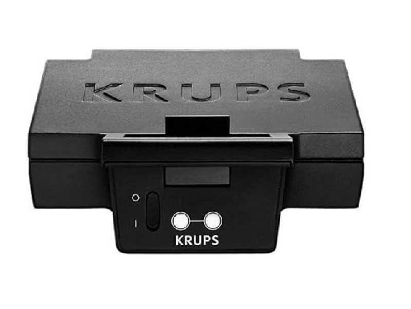 Сендвічниця вафельниця Krups FDK452, сендвічниця 850 Вт, чорний
